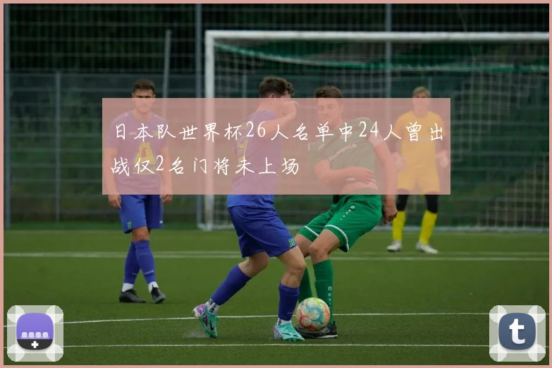 日本队世界杯26人名单中24人曾出战仅2名门将未上场